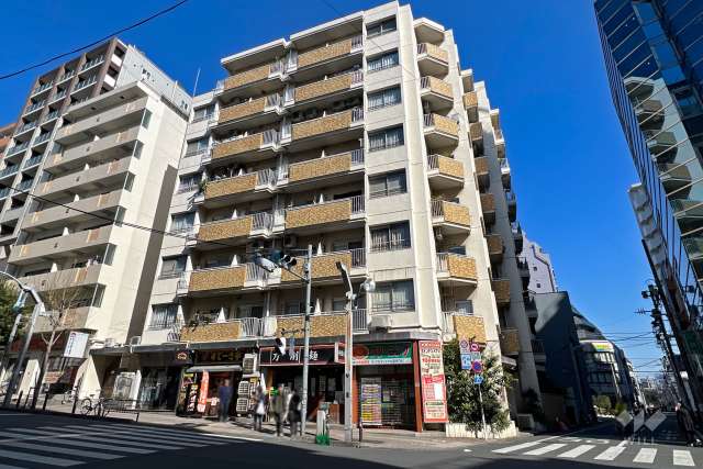 高円寺パレスハイツの外観（南西側から）