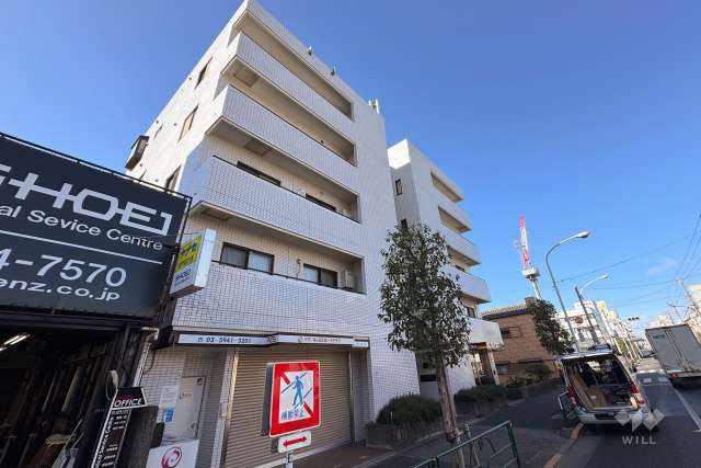 モナークマンション松庵の外観（北東側から）