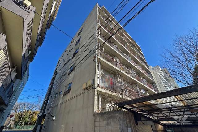 松庵ハイムの外観（南西側から）