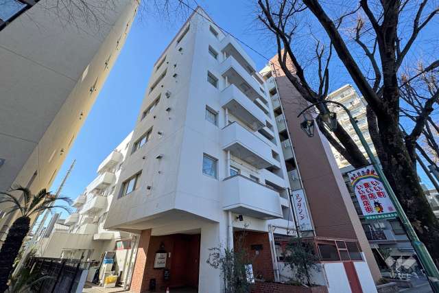 レック八幡山マンションの外観（北東側から）