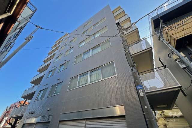 グランドメゾン南阿佐ヶ谷の外観（西側から）