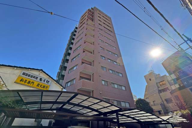 グリーンコート西荻窪の外観（北西側から）