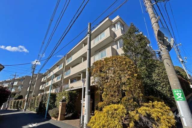 東急ドエルプレステージ浜田山ガーデンズの外観（南東側から）