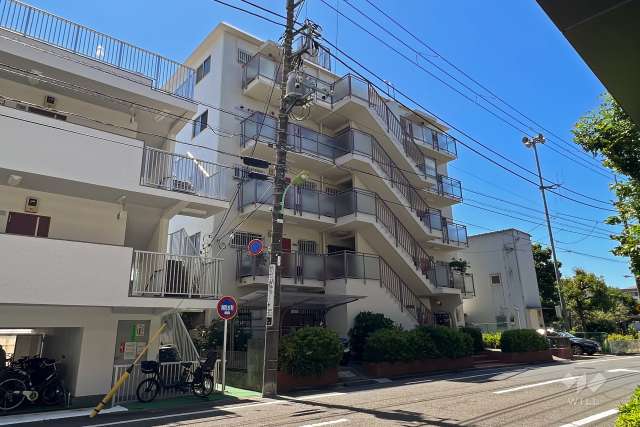 砧グリーンハイムの外観(北東側から)