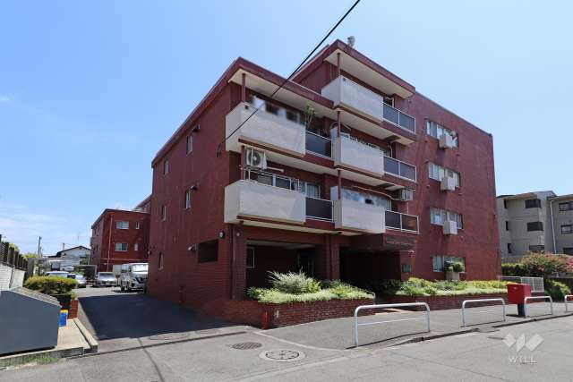 ライオンズマンション玉堤の外観（北側から）