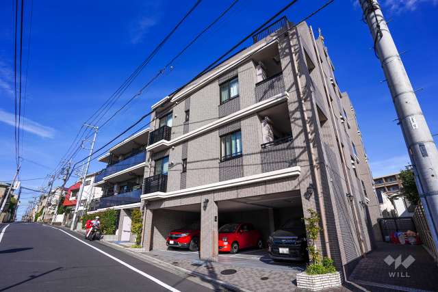 レジェイド桜上水ティアラの外観（南西側から）