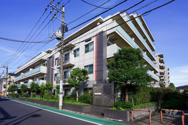 シェフルール桜上水の外観（南西側から）