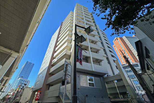 グランドメゾン三軒茶屋の外観（北東側から）