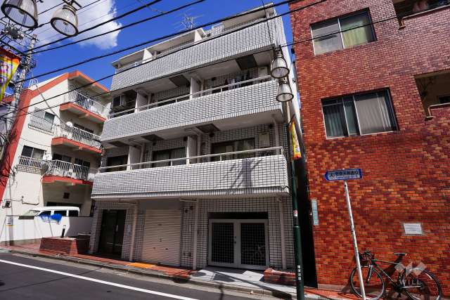 ネオハイシティ豪徳寺の外観（南西側から）