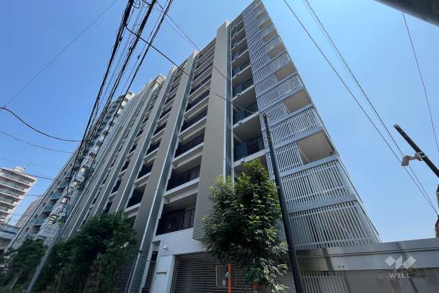 シティタワー駒沢大学ステーションコートの外観（南西側から）