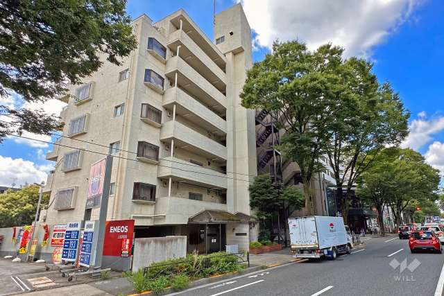 ルピナス上北沢の外観（北東側から）