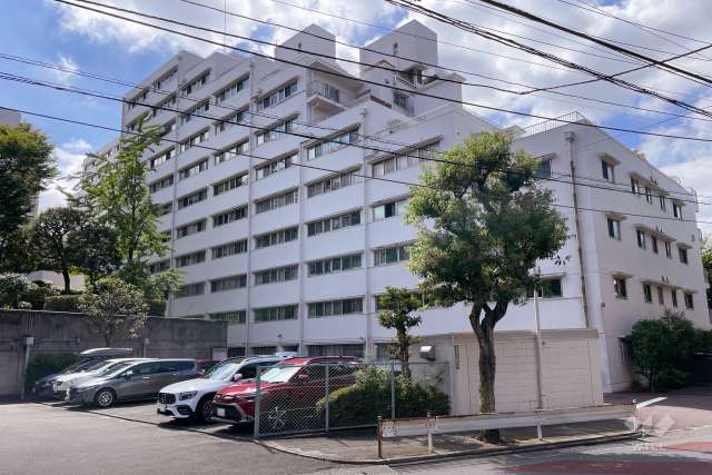 上野毛ハイム3号棟の外観（北西側から）