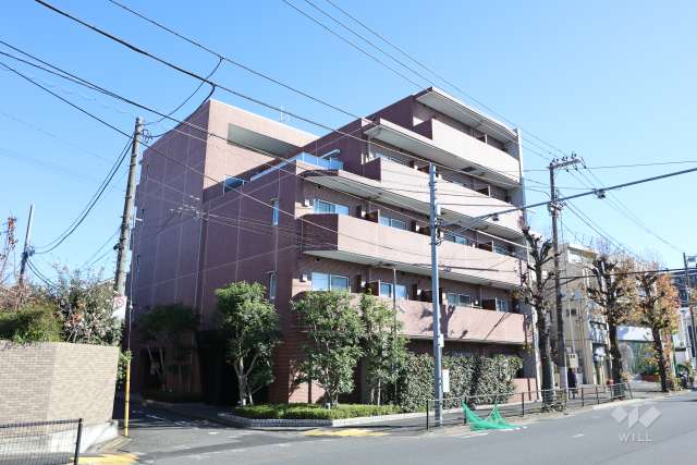 ブライズ上野毛の外観（北西側から）