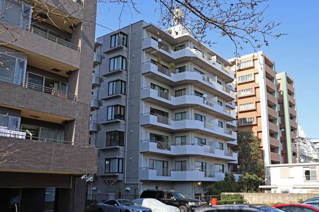 コートアコート深沢の外観（南側から）