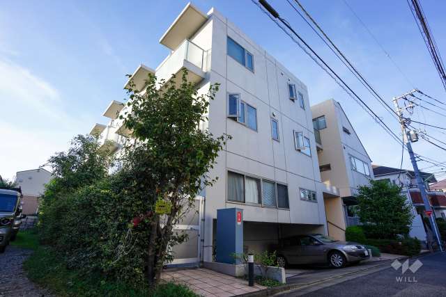 Ａフラットの外観（南東側から）