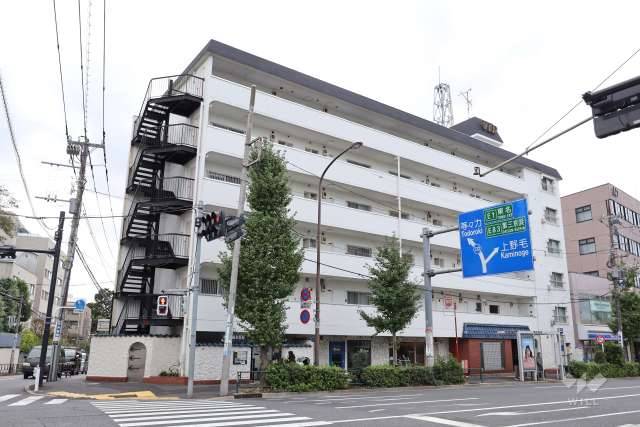 マンションヴィップ等々力の外観（北東側から）