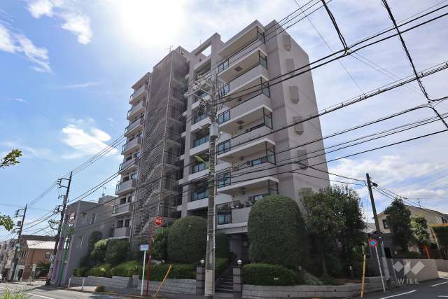 朝日ラパリオ等々力台の外観(北東側から)