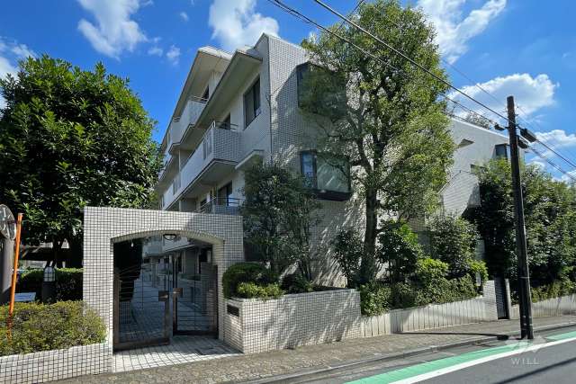 梅ヶ丘ハイムの外観（北西側から）