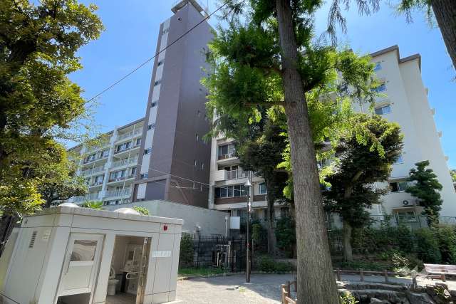 野沢ハイムの外観（北西側から）