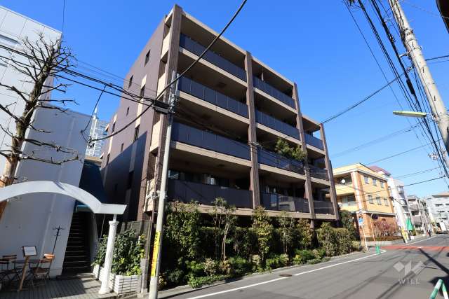 オープンレジデンシア用賀の外観(北西側から)