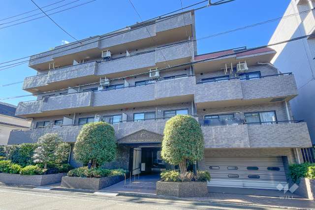 ガーデンホーム多摩川の外観（東側から）