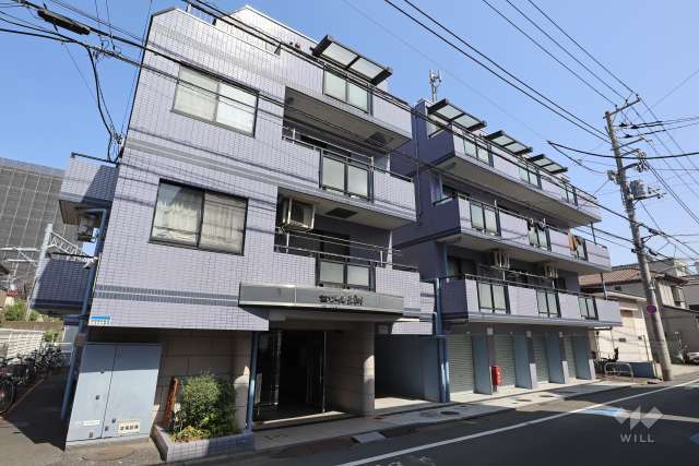 セザール多摩川の外観（北西側から）