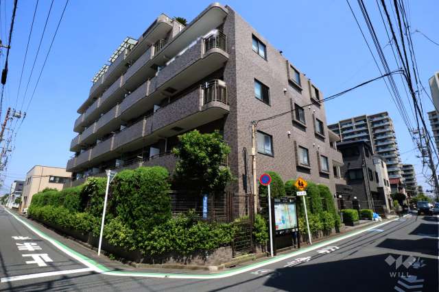 パルミナード多摩川弐番館の外観(南東側から)