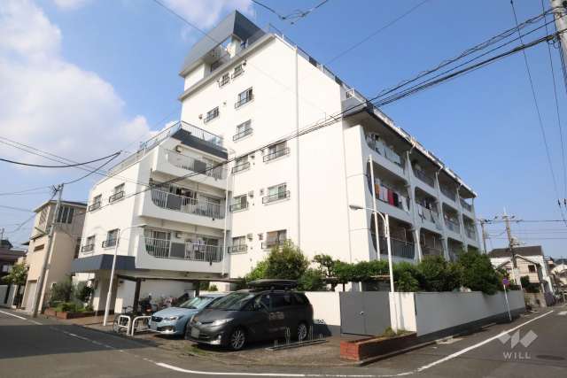 石川台ハイツの外観(南西側から)