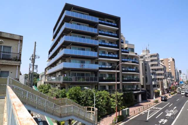 ライオンズ雪が谷大塚レジデンスの外観(南側から)