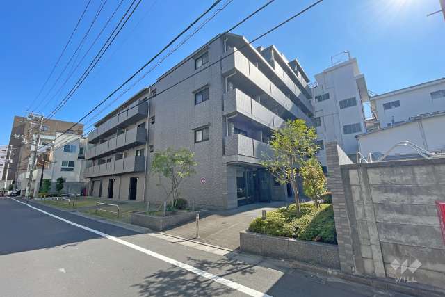 ルーブル多摩川七番館の外観（北西側から）