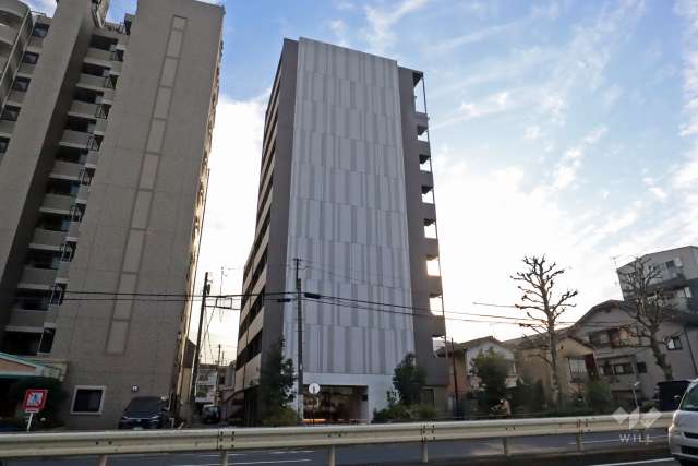 ディアレイシャス大森ウエストの外観（北東側から）