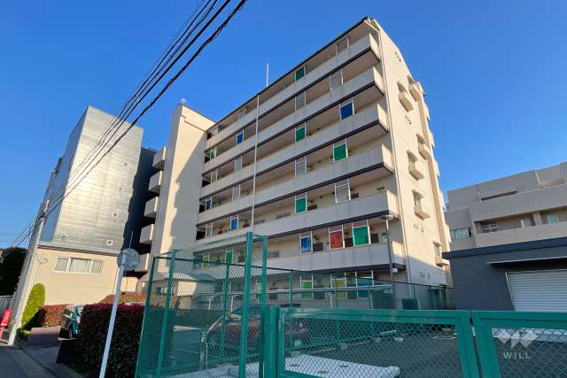 コーポ大和の外観（北西側から）