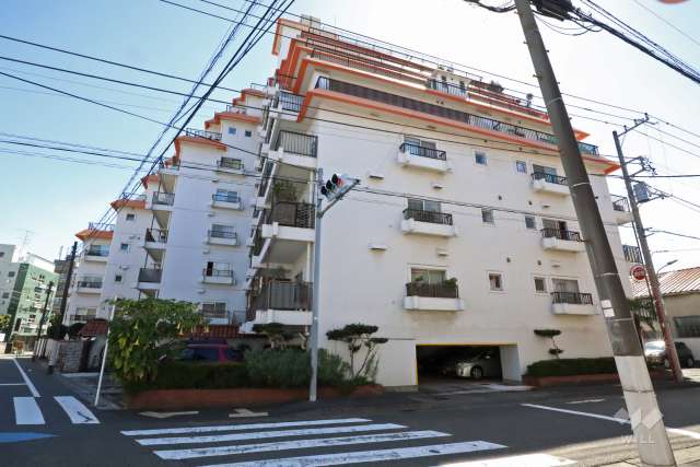 マンションニュー池上の外観(北東側から)