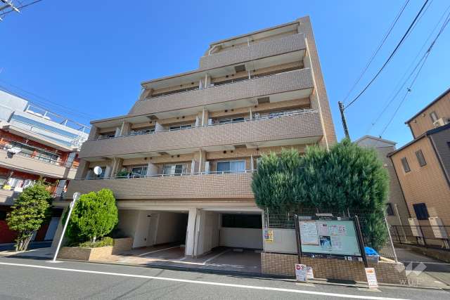 セザール長原ガーデンの外観（南西7側から）