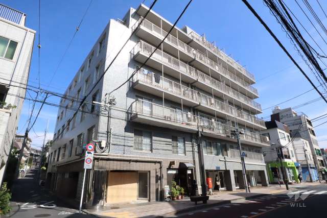 田園アカデミーマンションの外観(北西側から)