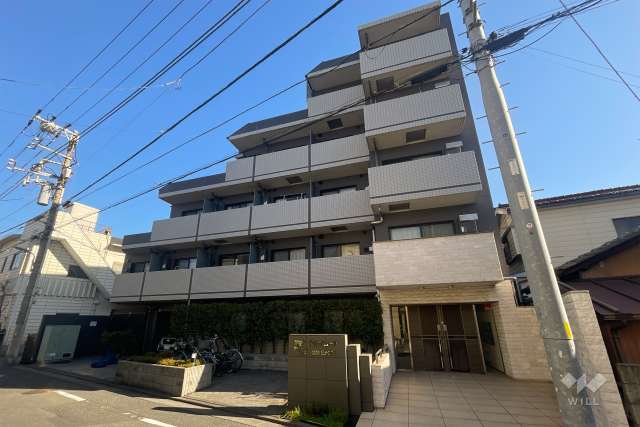 スカイコート蒲田イーストの外観（南西側から）