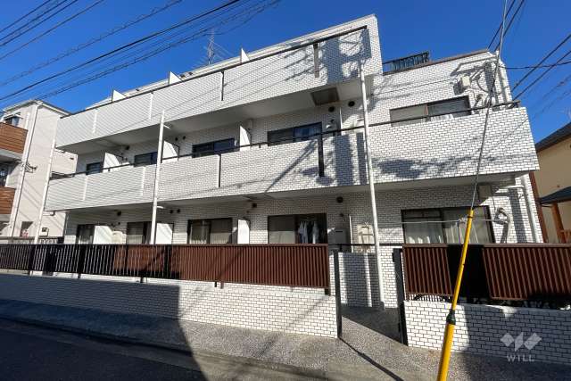 ルーブル多摩川の外観（南西側から）