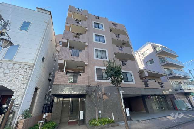 ガーデンホーム多摩川3の外観（東側から）