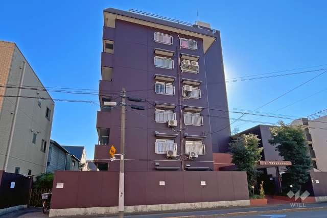 トーア東糀谷マンションの外観（北東側から）