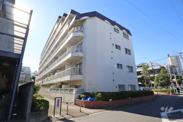 ニュー矢口フラワーマンションの外観(北東側から)