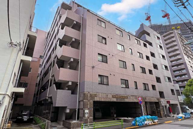 ライオンズマンション月島第2の外観（北側から）