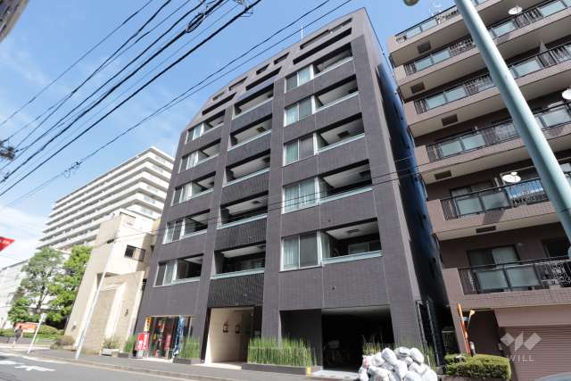 ウィルローズ月島の外観(南側から)