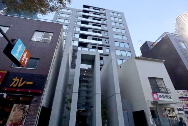 シティハウス勝どきステーションコートの外観(南東側から)