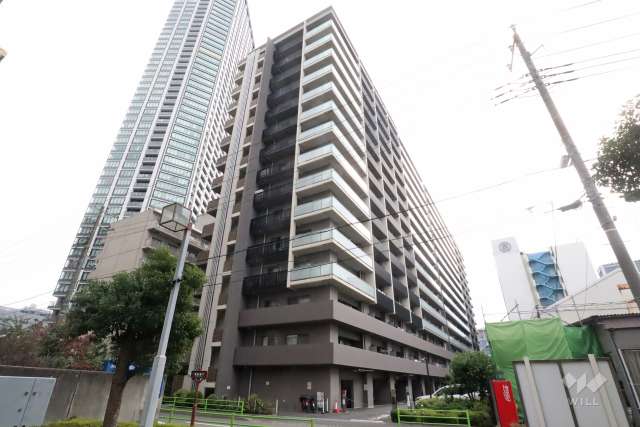 東京ミッドベイ勝どきの外観(西側から)