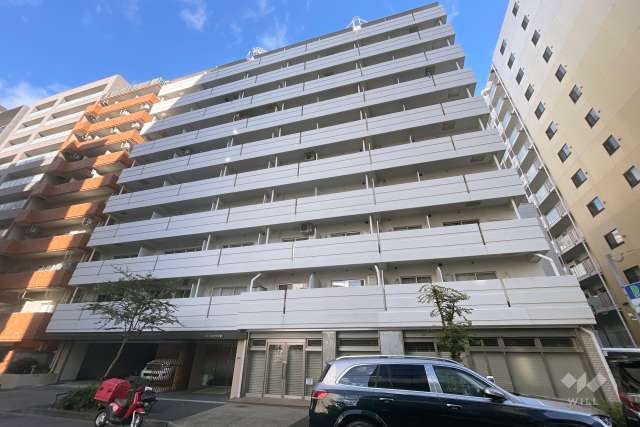 ニューハイツ八丁堀の外観（南西側から）