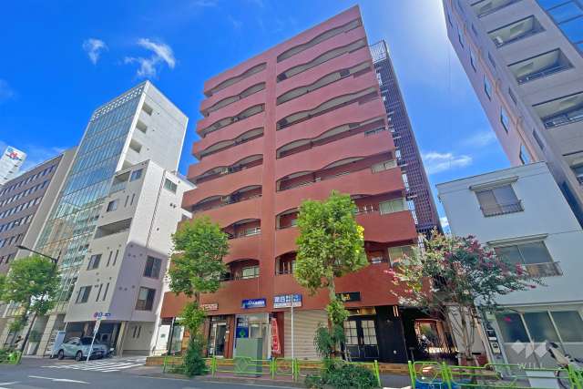 築地永谷タウンプラザの外観（南西側から）