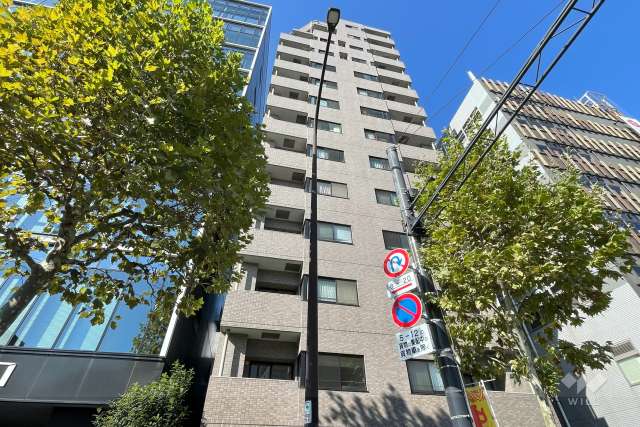 パロス築地の外観（南東側から）