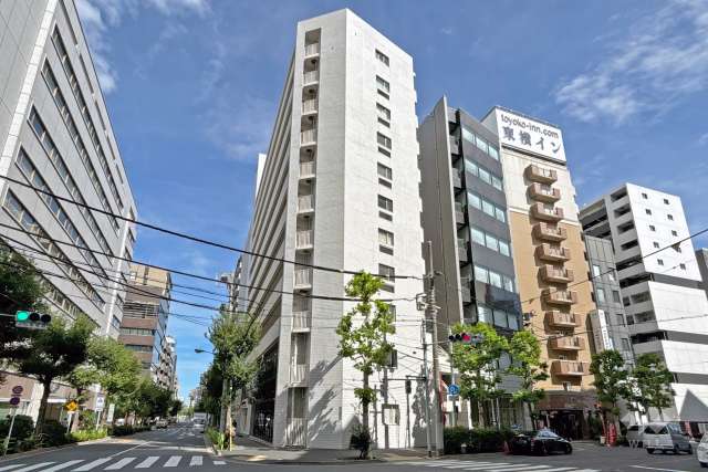 中銀日本橋マンシオンの外観（南西側から）