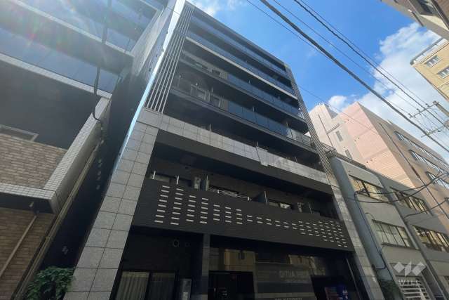 ジーベック人形町エグゼの外観（南東側から）