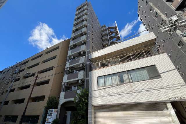 メインステージ日本橋箱崎２の外観（北東側から）